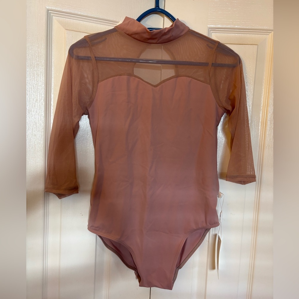 Class In leotard dusty rose size large